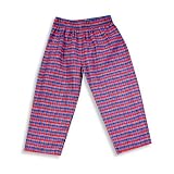 Mis Tee V-Us - Boys Plaid Flannel Pant, Red, Navy