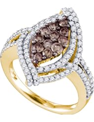 1.58CT-DIAMOND FASHION RING / 10KYG