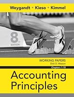 Working Papers Chapters 1-18 to accompany Accounting Principles
