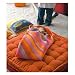 Juwel Baby Stripe Blanket - Pink/Orange