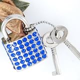 Review Passion  / Sapphire Blue Crystal Lock with Keys