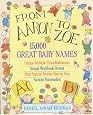 From Aaron to Zoe: 15,000 Great Baby Names
