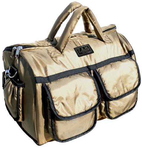 510aXIEDZrL. SL500  7 A.M. Enfant Voyage Diaper Bag, Metallic Gold, Small