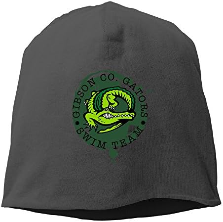 Gibson County Gators Swimming And Diving Thermal Hedging Definition Knit Beanie Perfect For Team\r\n For Men Fleece BeanieFleece Hat Winter Hats