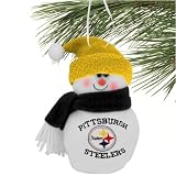 Pittsburgh Steelers Team Snowman Plush Ornament 6