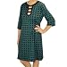 Womens BCBG Maxazria 1/2 sleeve sexy one-piece dress