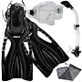 Body Glove Professional Scuba or Snorkeling Snorkel Set (Great Holiday Gift)