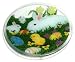 Peggy Karr Easter Bunny 11-Inch Glass Plate