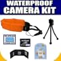 Water Proof Camera Accessory Kit - Orange Floating Camera Strap, Olympus 2GB XD Memory Card, Memory Card Protective Wallet, Protective Screen Guards, Mini Flexible Tripod for Olympus Stylus Tough-6000, Olympus Stylus 7900sw, 700, 780, 80, 820, 830, 840, 1010, 1020, Digital S, Mini, Verve S and Exclusive FREE Complimentary Super Deal Micro Fiber Lens Cleaning Cloth