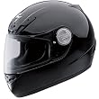 EXO-400 Solid Black Helmet - Size : Large