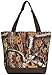 J Garden Natural Brown Camo Travel Tote Bag 16-inch