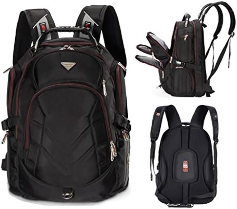 eBOYS 18.4" Laptop Backpack Fits Up To 18.4 Inch Gamer Laptops Backpack Multi-functional Design Big Capacity Business Backpack Travel Knapsack Rucksack