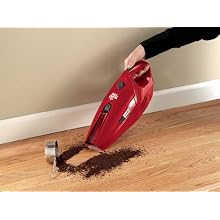 Dirt Devil AccuCharge 15.6 Volt Cordless Hand Vac with ENERGY STAR Battery Charger, BD10045RED