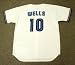 VERNON WELLS Toronto Blue Jays 2001 Majestic Throwback Home Baseball Jersey, MEDIUM