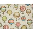 Hot Air Balloons Montgolfieres Vintage Gift Wrap Decoupage Poster 20 by 28 inches
