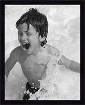 16x24 / 16 x 24 Frame, Satin Black, for pictures and posters .. 1'' wide
