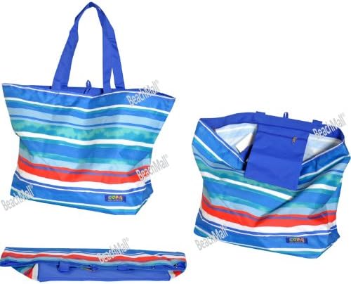 Oversized Beach / Pool Tote - Platinum Series with Zipper / Pocket Color SC: 204