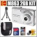 Kodak Easyshare M863 8.2MP Digital Camera (Silver) + 2GB Accessoy Kit