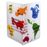 Population Explosion Map Business Card Wallet