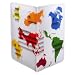 Population Explosion Map Business Card Wallet