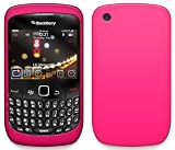 4-Ok FSIR85 - Funda silicolor para Blackberry 8520 /9300 Curve, color rosa