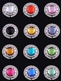12PCS Folding Section Diamond Handbag Purse Hook Hanger Holder