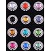 12PCS Folding Section Diamond Handbag Purse Hook Hanger Holder