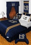 Best Quality Sidelines Comforter - St. Louis Rams Twin NFL /Color Midnight Size Twin