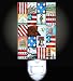 American Symbol Collage Decorative Night Light