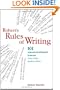 Roberts Rules Of Writing: 101 Unconventional Lessons Every Writer Needs to Know