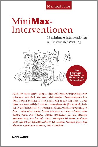 Buch - Cover MiniMax-Interventionen: 15 minimale Interventionen mit maximaler Wirkung - Manfred Prior - Carl-Auer