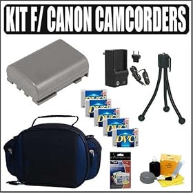 Accessory Kit for the Canon ZR900 ZR930 ZR950 MiniDV Camcorder by Unknown