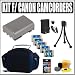 Canon Accessory Outfit for The Canon ZR900 ZR930 ZR950 Minidv Camcorder - Canon ACANZRKITK1