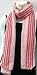 100% Cotton, High Quality, Scarf Neck Wear Wrap Striped Hand Woven Fabric, Cool Summer Accessory, Great Affordable Gift for Girls Women Ladies