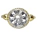 Pilgrim Damen-Ring vergoldet kristall 532-915 gr��enverstellbar
