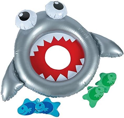 Inflatable Shark Bean Bag Toss Game by Novelty Toys