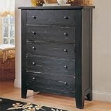Attic Rustic Five-Drawer Chest (Multiple Finishes) - Broyhill 439-DC