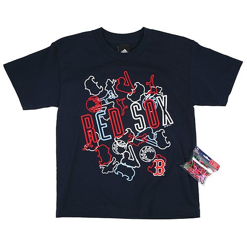 510bBATLJzL Boston Red Sox Youth Logo Bandz T shirt Small