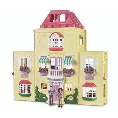 loving family dollhouse, beautiful twin doll house,dollhouse with twin