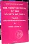 The Constitutions of the Society of Jesus