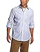 IZOD Men's Premium Performance Natural Stretch Stripe Long Sleeve Shirt (Regular and Slim Fit)