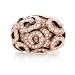 18k Rose Gold 2 Ct Black & White Diamond Art Deco Ring 18k Rose Gold 2 Ct Black & White Diamond Art Deco Ring