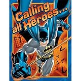 Batman Heroes and Villains Invitations (8) Party Accessory