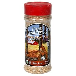 Coombs Family Farms 100% Organic Maple Sugar, 6.1-Ounce Shaker (Pack of 3)