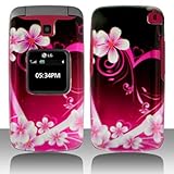 iNcido Brand LG GS170 Cell Phone Purple Love Protective Case Faceplate Cove ....