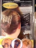 510bLe7o2hL. SL160  Fashion Styles Stretchable Double Hair Combs  2pc.