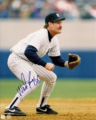 Autographed/Hand Signed Wade Boggs New York Yankees 8x10 Photo
