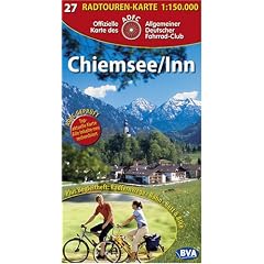 ADFC-Radtourenkarte 27 Chiemsee / Inn 1 : 150 000