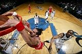 Chicago Bulls v Washington Wizards, Washington, DC - February 28: Joakim Noah and Rashard Lewis Photographic Poster Print by Ned Dishman, 28x42