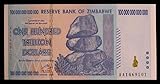 100 Trillion Zimbabwe Banknote UNC Hyperinflation Money